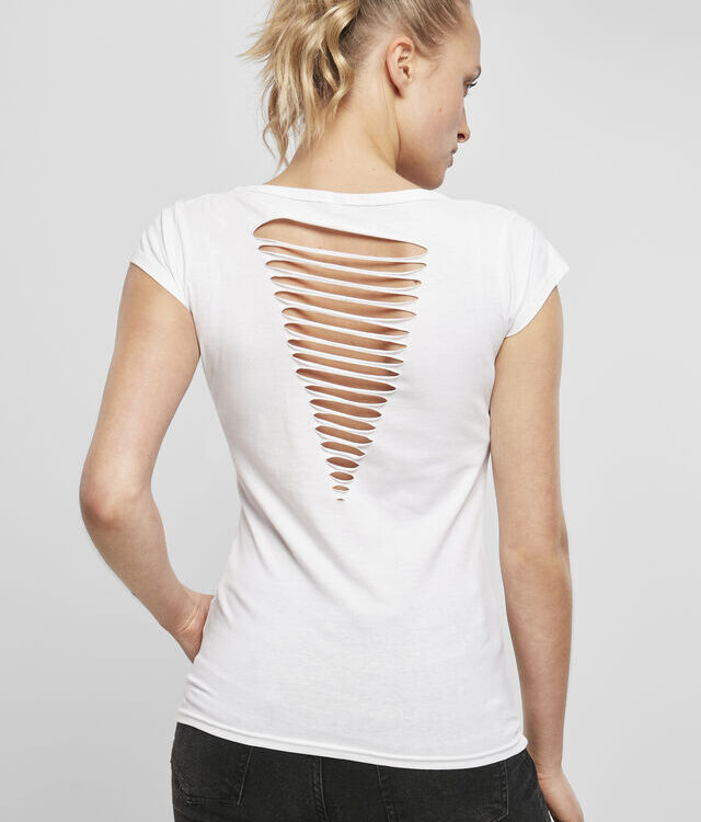 Ladies Back Cut Tee