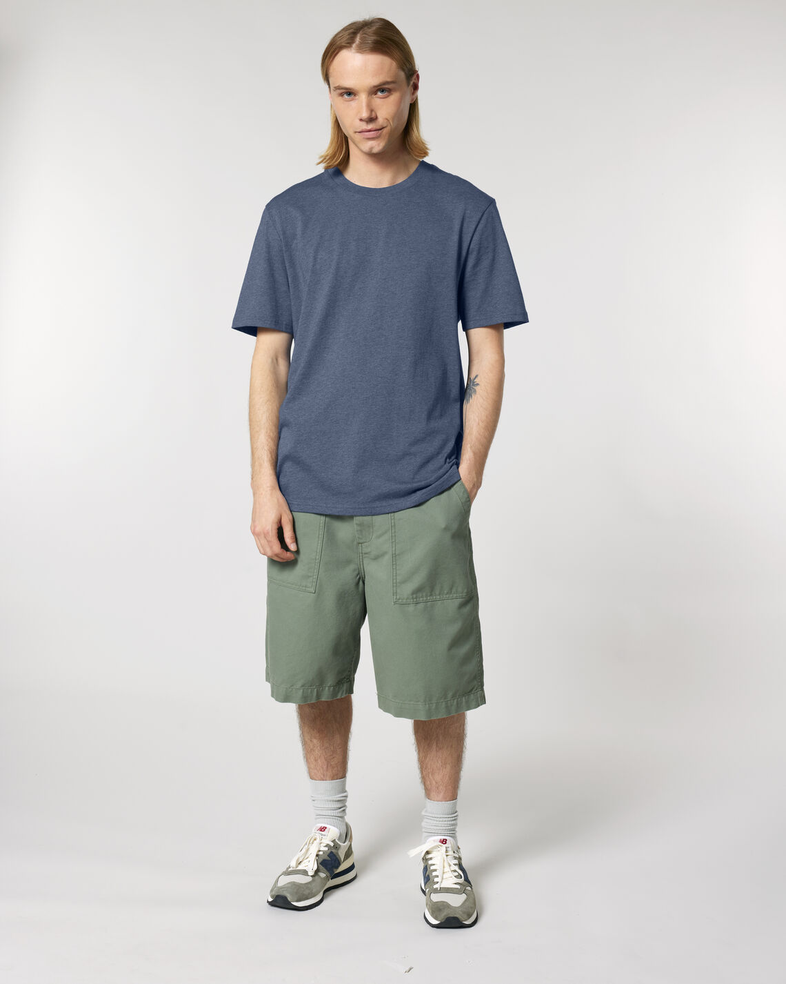 Creator 2.0 Dark Heather Blue Studio Front Main 0